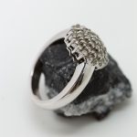 Anillo Diente de León oro blanco y brillantes - Imagen 3