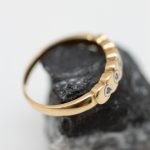 Anillo Velia oro amarillo y brillantes - Imagen 2