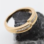 Anillo Simona oro amarillo y baguettes - Imagen 3