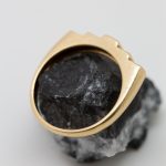 Anillo Tridente oro amarillo y brillantes - Imagen 3