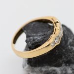 Anillo Chloe oro amarillo y brillantes - Imagen 4