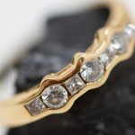 Anillo Chloe oro amarillo y brillantes - Imagen 5