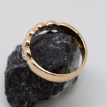 Anillo Camila oro amarillo y oro blanco brillantes - Imagen 2