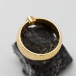 Anillo Eloise oro amarillo y brillantes - Imagen 2