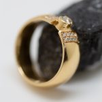 Anillo Eloise oro amarillo y brillantes - Imagen 4