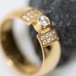 Anillo Eloise oro amarillo y brillantes - Imagen 5