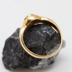 Anillo ocus oro amarillo y brillante - Imagen 2