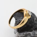 Anillo ocus oro amarillo y brillante - Imagen 4