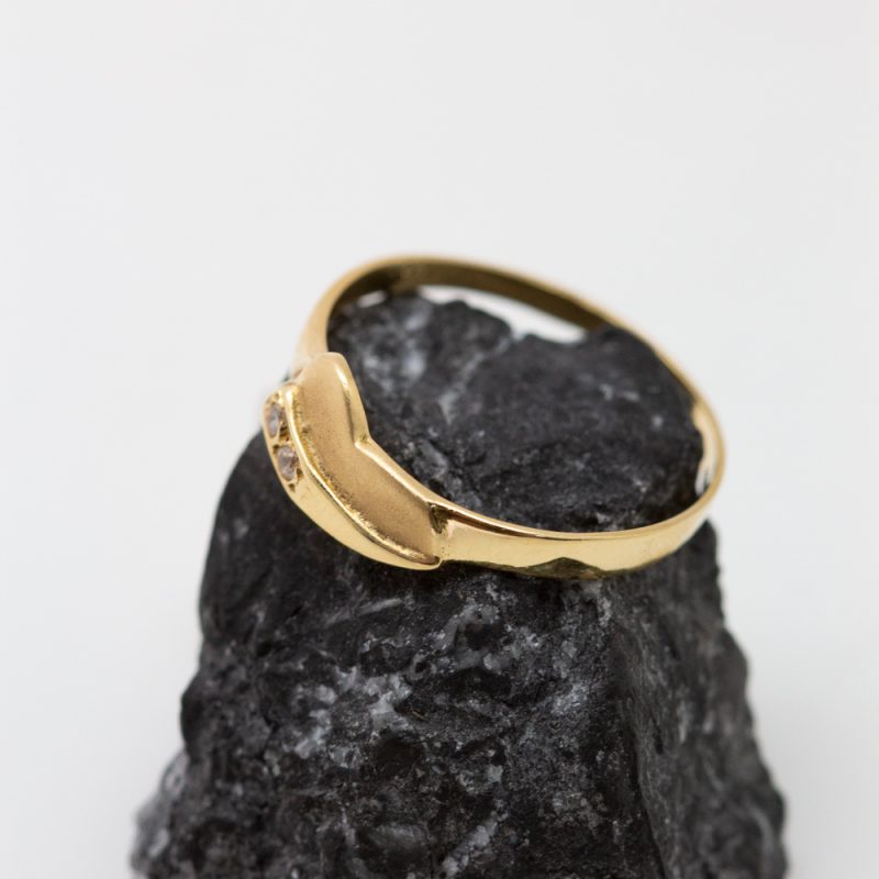 Anillo Celia oro amarillo y brillantes