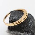 Anillo Maca oro amarillo y brillantes - Imagen 4