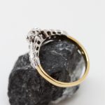 Anillo Marisa oro amarillo oro blanco y brillantes - Imagen 2