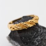 Anillo Trenzado de oro amarillo - Imagen 4