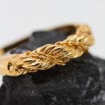 Anillo Trenzado de oro amarillo - Imagen 5