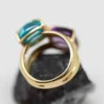 Anillo Altea oro amarillo y piedras - Imagen 2