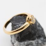 Anillo Sira oro amarillo y brillantes