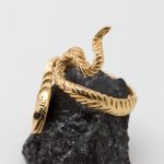 Anillo Snake oro amarillo