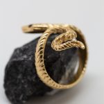 Anillo Snake oro amarillo - Imagen 2
