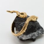 Anillo Snake oro amarillo - Imagen 3