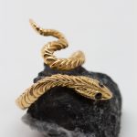 Anillo Snake oro amarillo - Imagen 4