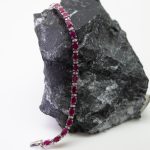 Pulsera Rivier oro blanco rubíes y brillantes - Imagen 3
