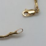 Pulsera Lucía oro amarillo y brillantes - Imagen 2