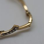 Pulsera Lucía oro amarillo y brillantes - Imagen 4