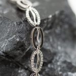 Pulsera Antonella oro blanco y brillantes