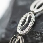 Pulsera Antonella oro blanco y brillantes - Imagen 2