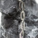 Pulsera Antonella oro blanco y brillantes - Imagen 3