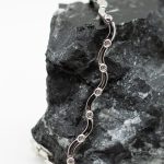 Pulsera Isabel oro blanco y brillantes - Imagen 4