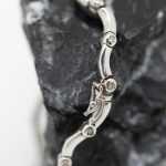 Pulsera Isabel oro blanco y brillantes