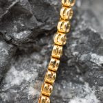 Pulsera Rivier Toix oro amarillo brillantes y zafiros - Imagen 2
