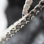 Pulsera Clara rígida oro blanco brillantes - Imagen 2