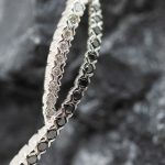 Pulsera Clara rígida oro blanco brillantes - Imagen 4