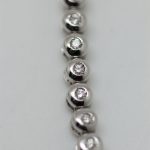 Collar Rivier oro blanco y brillantes - Imagen 5