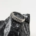 Anillo Emma de oro blanco con brillantes