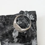 Anillo Martina de oro blanco con brillantes - Imagen 2