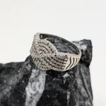 Anillo Martina de oro blanco con brillantes