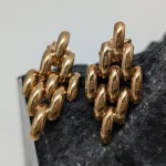 Pendientes de oro amarillo Romi
